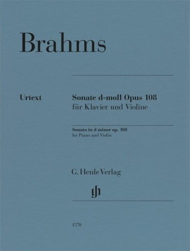 Johannes Brahms: Violin Sonata in d minor op. 108 - sonata skrzypcowa d-moll - nuty skrzypce i fortepian
