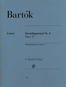Bela Bartok: String Quartet no. 2 op. 17 - kwartet smyczkowy nr 2 - nuty na kwartet smyczkowy