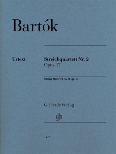 Bela Bartok: String Quartet no. 2 op. 17 - kwartet smyczkowy nr 2 - nuty na kwartet smyczkowy