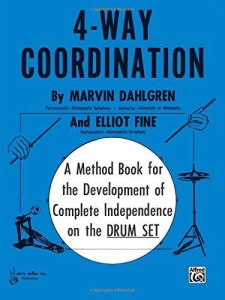 Marvin Dahlgren: 4-Way Coordination - A Method Book for the Development of Complete Independence on the Drum Set - podręcznik do nauki gry na perkusji