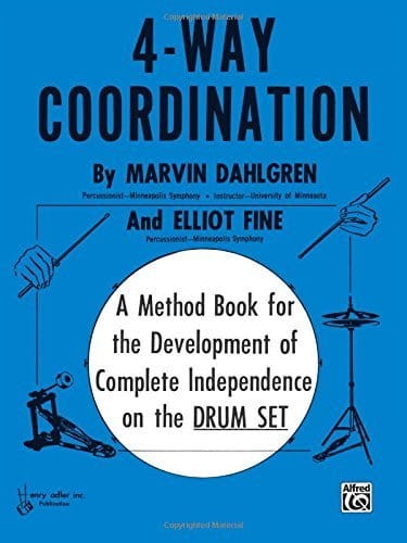 Marvin Dahlgren: 4-Way Coordination - A Method Book for the Development of Complete Independence on the Drum Set - podręcznik do nauki gry na perkusji