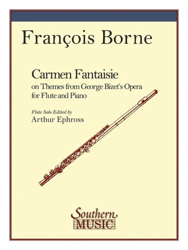 Francois Borne: Carmen Fantaisie brillante - Fantazja na temat z opery Bizeta - nuty na flet poprzeczny i fortepian