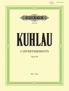 Friedrich Kuhlau: 6 Divertissements op. 68 - nuty na flet poprzeczny i fortepian