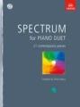 Spectrum for Piano Duet - 21 współczesnych utworów (+ płyta CD) - nuty na fortepian na cztery ręce