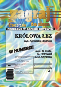 Zagraj to sam - nr I/2017 (239) - przeboje w zapisie nutowym - nuty na keyboard