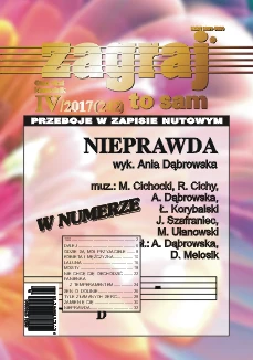 Zagraj to sam - nr IV/2017 (242) - przeboje w zapisie nutowym - nuty na keyboard