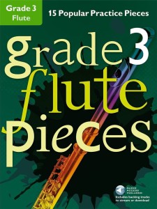 Grade 3 Flute Pieces (+ audio online) - 15 popularnych utworów - nuty na flet poprzeczny dla początkujących