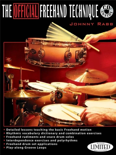 Johnny Rabb: The Official Freehand Technique (+ płyta CD) - szkoła gry na perkusji
