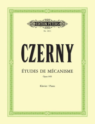 Carl Czerny: 30 Etudes de mecanisme op. 849 - nowe etiudy techniczne wstępna szkoła biegłości - nuty na fortepian