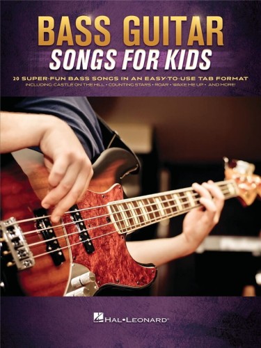 Bass Guitar Songs for Kids - 20 piosenek opracowanych dla dzieci - tabulatury na gitarę basową, słowa, akordy