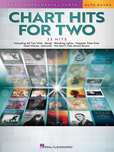 Chart Hits for Two Alto Saxophones - 23 hity z list przebojów - łatwe nuty na duet saksofonów altowych
