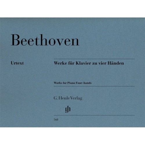 Ludwig van Beethoven: Works for Piano Four-hands - Utwory fortepianowe - nuty na fortepian na cztery ręce