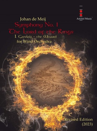 Johan de Meij: Symphony No. 1 The Lord of the Rings for Wind Orchestra - I. Gandalf The Wizard - nuty na orkiestrę dętą