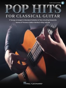 Pop Hits For Classical Guitar (+ audio online) - nuty i tabultury na gitarę klasyczną