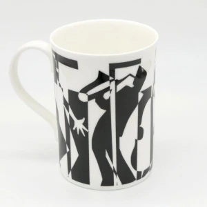 Mug Jazz - ceramiczny kubek muzyczny z wzorem inspirowanym muzyką jazzową 0.25l
