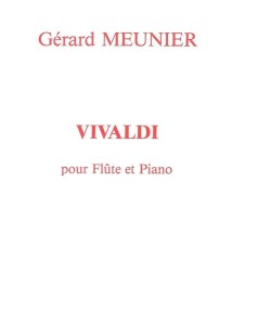 Gerard Meunier: Vivaldi pour Flute et Piano - nuty na flet poprzeczny i fortepian