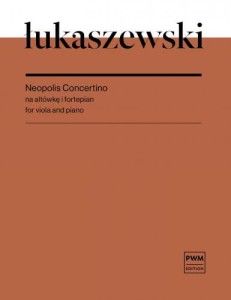 Paweł Łukaszewski: Neopolis Concertino - nuty na altówkę i fortepian