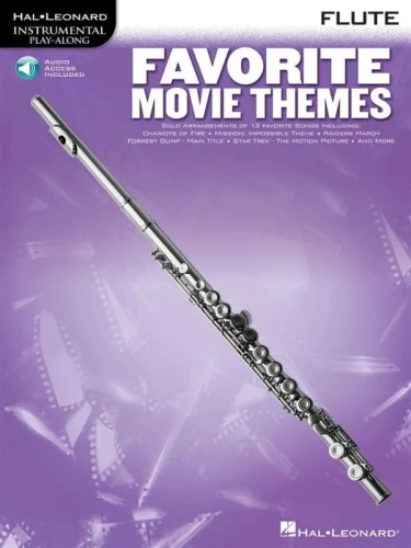 Favorite Movie Themes: Flute (+ audio online) - muzyka filmowa na flet