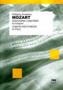 Wolfgang Amadeusz Mozart: Szkicownik londyński - nuty na fortepian