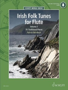 Irish Folk Tunes for Flute Volume 2 - 70 ludowych melodii irlandzkich - Patrick Steinbach (+ audio online) - nuty na flet poprzeczny