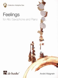 Andre Waignein: Feelings for alto saxophone and piano - nuty na saksofon altowy i fortepian