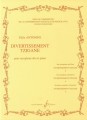 Felix Antonini: Divertissement Tzigane pour saxophone alto et piano - nuty na saksofon altowy i fortepian