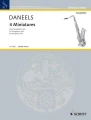 Francois Daneels: 4 Miniatures pour saxophone solo - 4 miniatury - nuty na saksofon