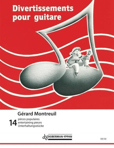 Gerard Montreuil: Divertissement Vol. 1 - nuty na gitarę klasyczną