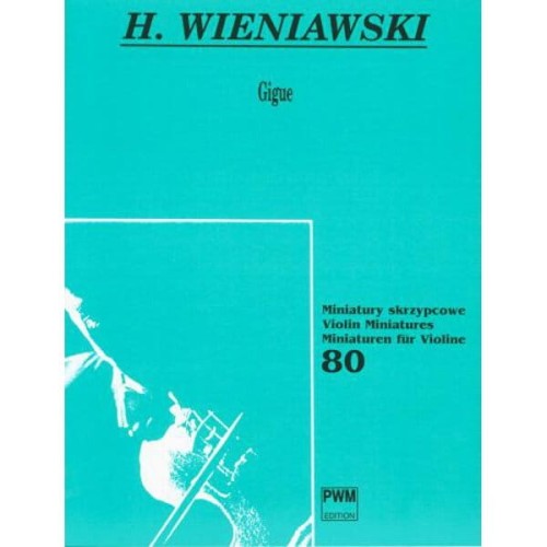 Gigue e-moll op. 23 na skrzypce i fortepian - nuty na skrzypce - Henryk Wieniawski