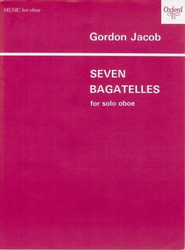 Gordon Jacob: Seven Bagatelles for oboe solo - nuty na obój solo