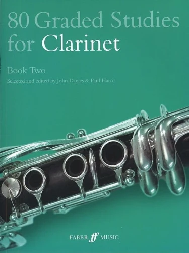 80 Graded Studies For Clarinet - Book Two - progresywne ćwiczenia na klarnet cz. 2 - John Davies, Paul Harris