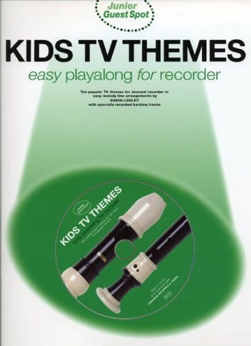 Junior Guest Spot: Kids TV Themes Easy Playalong for Recorder (+ płyta CD) - nuty na flet prosty