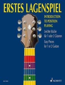 Erstes Lagenspiel - Introduction to Position Playing - wprowadzenie do grania w pozycjach - łatwe nuty na 1 lub 2 gitary