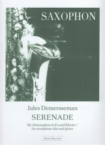Jules Demersseman: Serenade op. 33 for alto saxophone and piano - nuty na saksofon altowy i fortepian