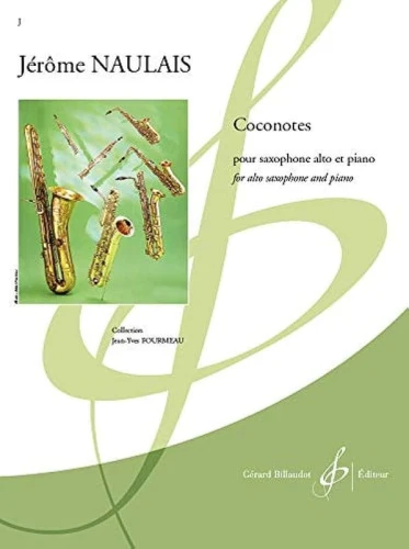 Jerome Naulais: Coconotes - nuty na saksofon altowy i fortepian