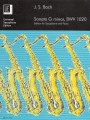 Jan Sebastian Bach: Sonata g-moll BWV 1020 - nuty na saksofon altowy i fortepian