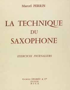 Marcel Perrin: La Technique du Saxophone exercices journaliers - codzienne ćwiczenia techniczne - nuty na saksofon