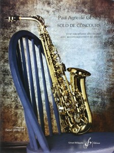 Paul Agricole Genin: Solo de Concours op. 13 - nuty na saksofon altowy i fortepian