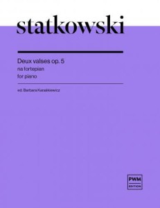 Roman Statkowski: Deux valses op. 5 - nuty na fortepian