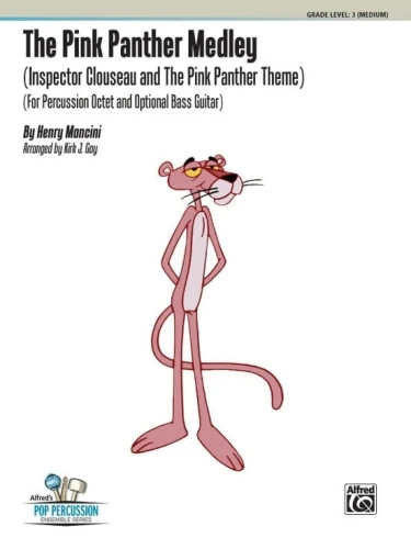 Henry Mancini: The Pink Panther Medley for Percussion Ensemble - Kirk J. Gay - nuty na zespół perkusyjny