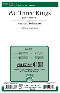 John H. Hopkins: We Three Kings for SATB choir - nuty na chór mieszany z fortepianem