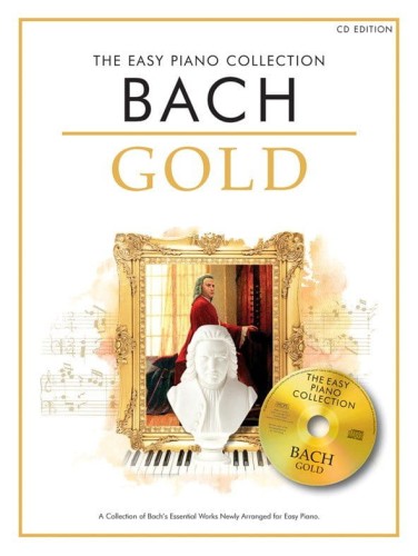 The Easy Piano Collection: Jan Sebastian Bach Gold (+ płyta CD) - łatwe nuty na fortepian