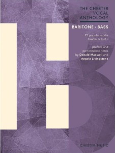 The Chester Vocal Anthology: Baritone / Bass - nuty na głos solowy (baryton lub bas) z fortepianem - Donald Maxwell, Angela Livingstone