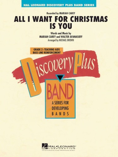 Discovery Plus Band: Mariah Carey - All I Want for Christmas Is You (Score & Parts) - nuty na młodzieżową orkiestrę dętą