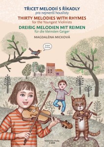 Magdalena Mickova: Thirty Melodies with Rhymes for the Youngest Violinist (+ video online) - 30 melodii z wierszykami - nuty na skrzypce dla początkujących