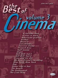 The Best of Cinema 3 - najlepsze tematy filmowe - melodia, nuty na fortepian, akordy gitarowe i słowa