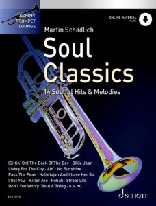 Schott Trumpet Lounge: Soul Classics - Martin Schadlich (+ audio online) - 14 piosenek - nuty na trąbkę z fortepianem