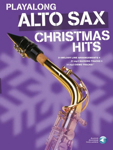 Playalong Alto Sax Christmas Hits (+ audio online) - kolędy i piosenki na Boże Narodzenie - nuty na saksofon altowy