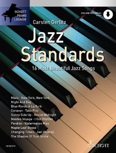 Jazz Standards - 16 najpiękniejszych jazzowych utworów - Carsten Gerlitz - nuty na fortepian