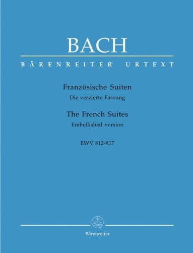 Jan Sebastian Bach - The Six French Suites BWV 812-817 - Suity francuskie - nuty na fortepian